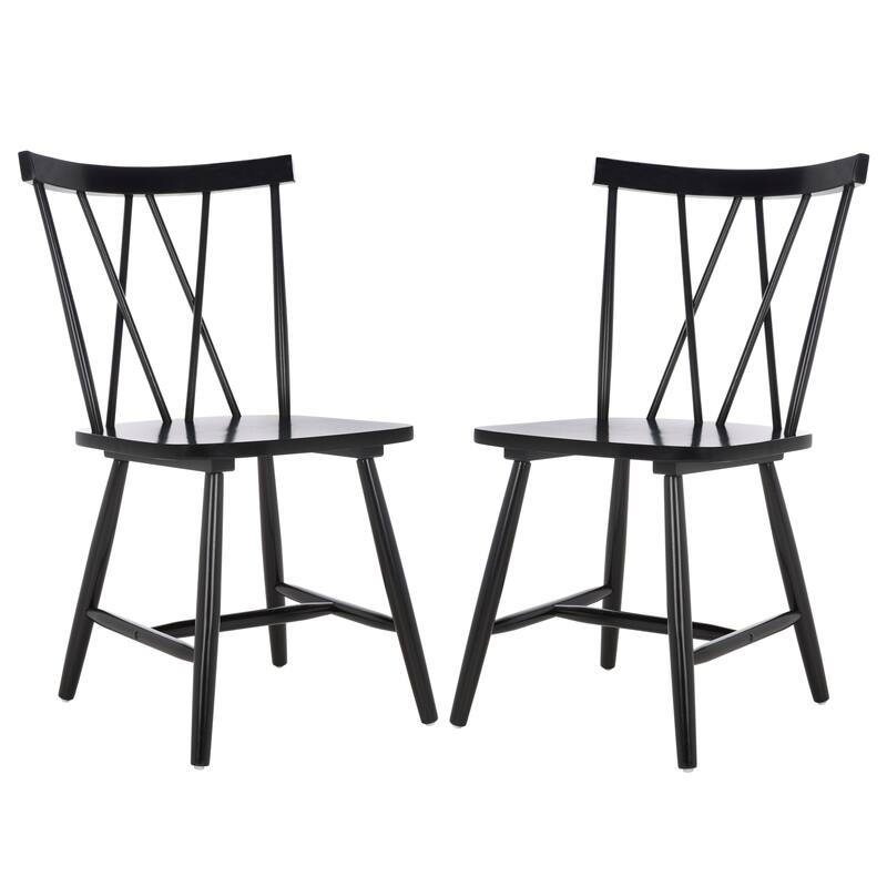 SAFAVIEH Home Tayten 18-inch Spindle Back Dining Chair [SET of 2] - 21Wx20Dx34H