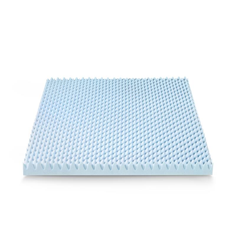 4 Inch Gel Egg Crate Memory Foam Bed Topper - Crown Comfort