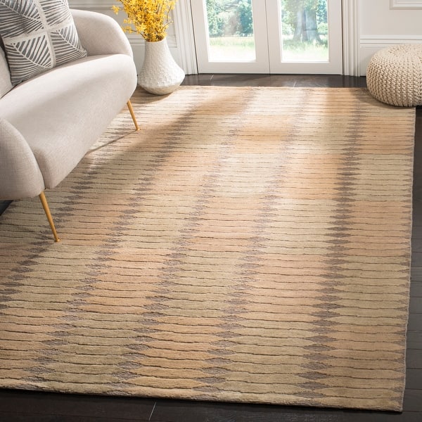 slide 2 of 11, SAFAVIEH Hand-knotted Santa Fe Sijke Modern Wool Rug