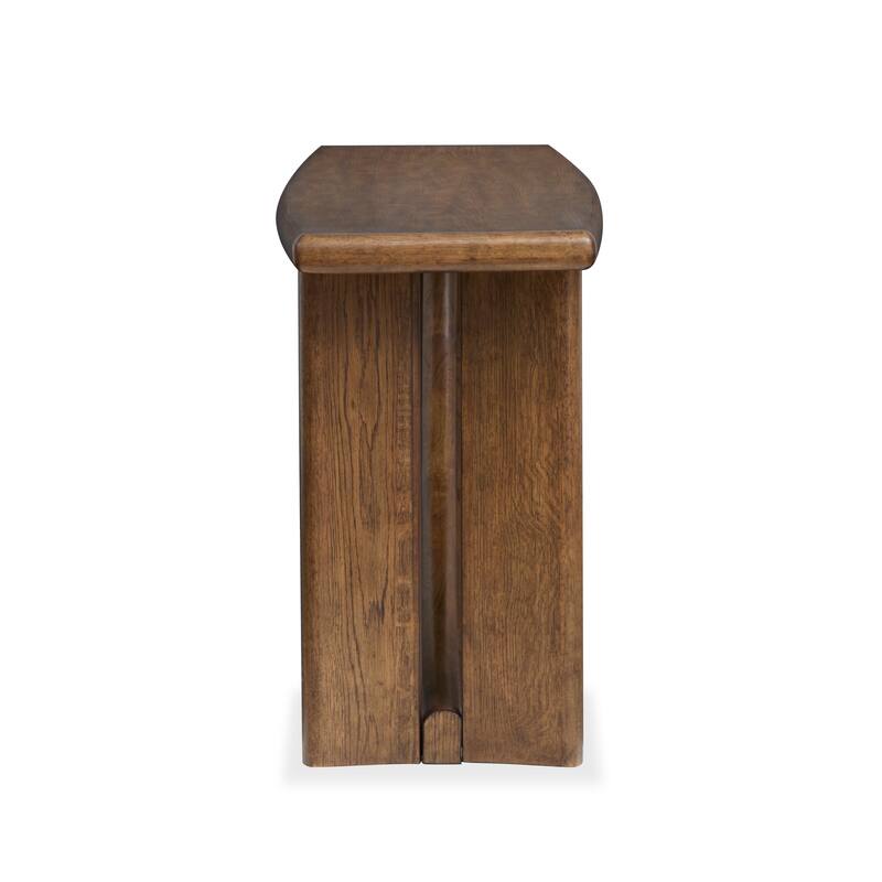 Magnussen Home Phoebe Sienna Brown Rectangular Sofa Table - 54''W x 17''D x 28''H