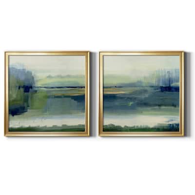 Glistening Meadow Detail I-Premium Framed Canvas - Ready to Hang - Multi-Color