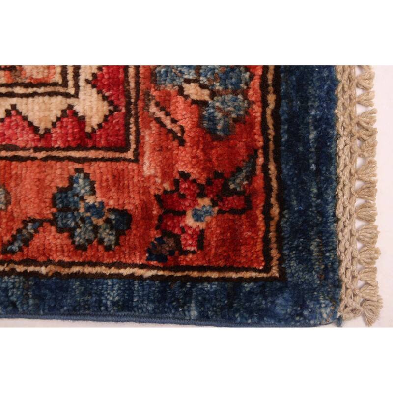 ECARPETGALLERY Hand-knotted Aryana Dark Blue Wool Rug - 9'2 x 12'0