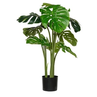 Pottery Pots Large Monstera Indoor Outdoor Artificial Plant with Pot ...