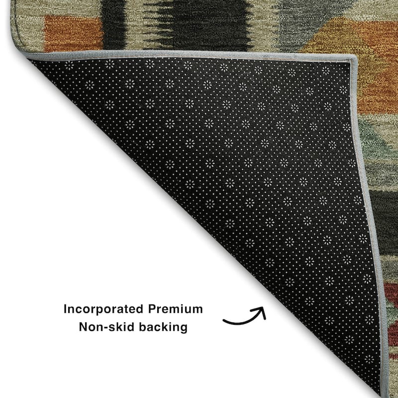 Premium Washable Super Soft Global Medallion Mayfield Rug