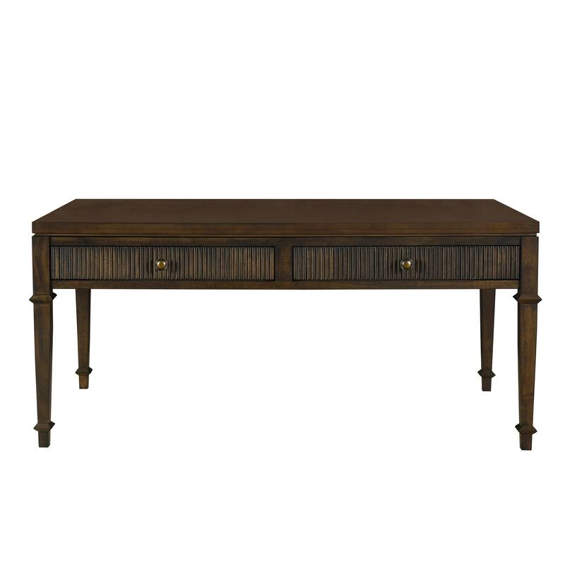 Martha Stewart Lily Pond Kenna Fluted 2-drawer Coffee Table