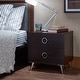 preview thumbnail 11 of 17, ACME Carson Carrington Rjukan Contemporary Nightstand with 2 Drawers