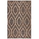 preview thumbnail 5 of 11, SAFAVIEH Flatweave Natural Fiber Yogita Jute Rug 6' Square - Black/Natural - Square