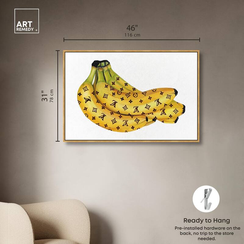 Fashion Bananas III Canvas by Art Remedy