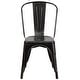 preview thumbnail 137 of 164, Metal Indoor/ Outdoor Stackable Bistro Chair (Set of 4)