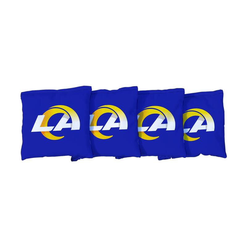 Los Angeles Rams NFL Blue Cornhole Bags - Corn Filled