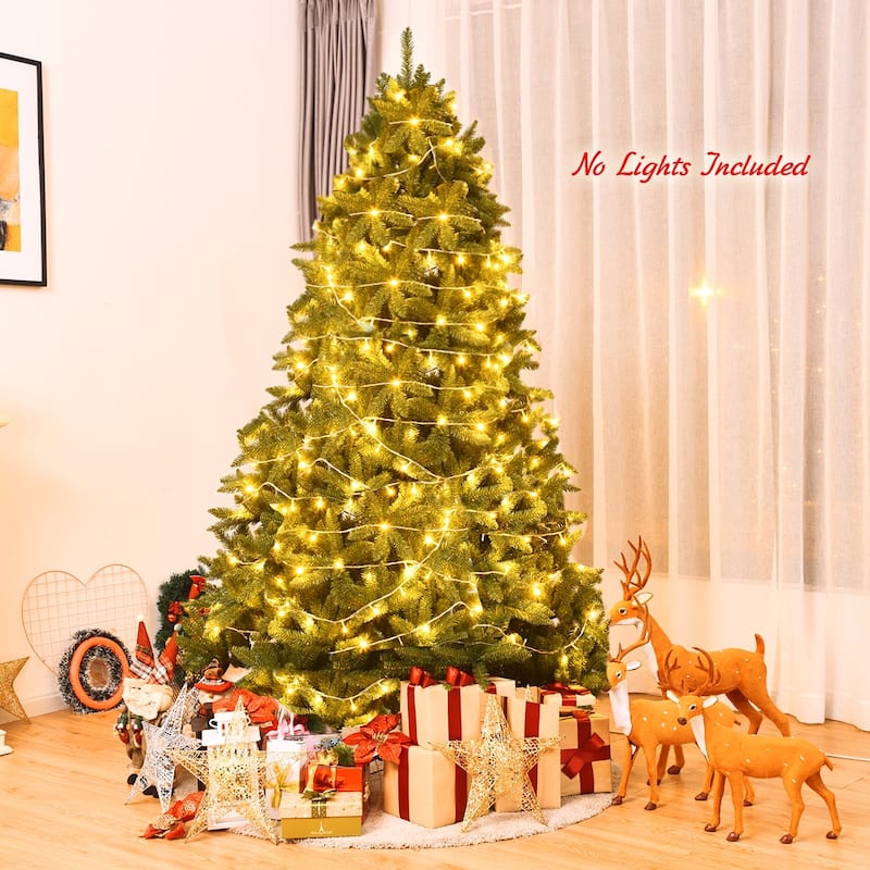 Costway 7.5ft Artificial Christmas Fir Tree 1968 Branch Tips - 7.5 FT
