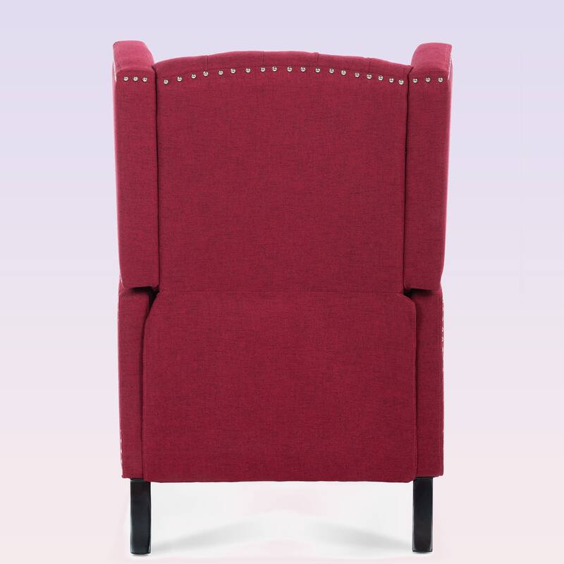 Modern Manual Wing Chair Recliner For Living Room
