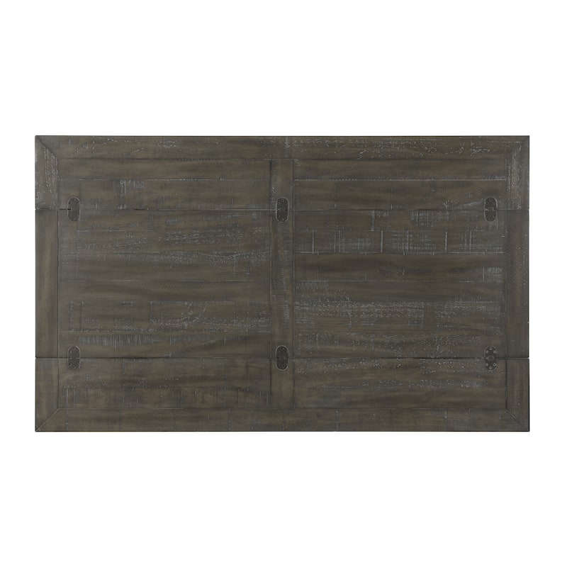 Napa 60" Solid Wood Pedestal Flip-top Sofa Console Table