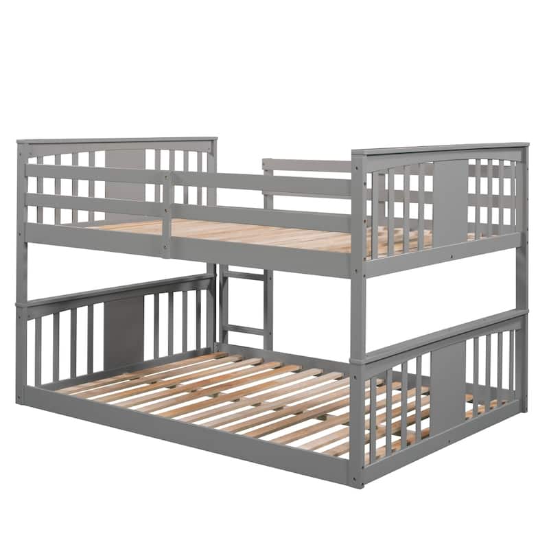 Full Over Full Bunk Bed with Ladder