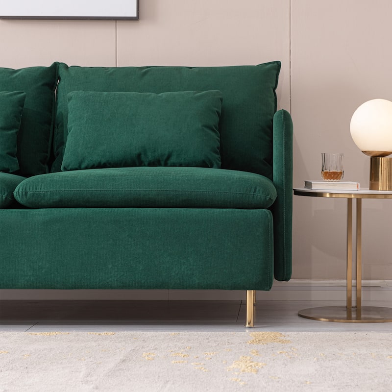Modern Upholstered Loveseat Sofa