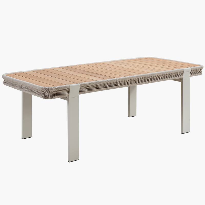 HIGOLD Borromeo Teak Outdoor Patio Dining Set with Cushions