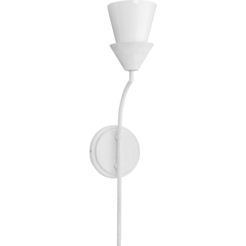 Progress Lighting P710127 Pinellas 23" Tall Wall Sconce - White Plaster