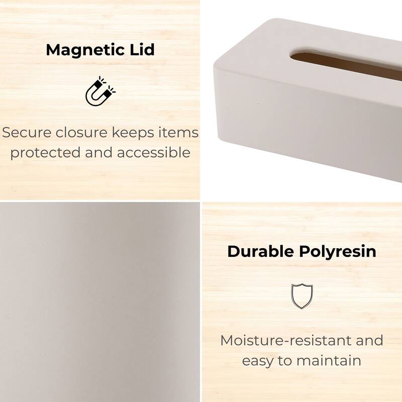 Minimalist Tissue Box Cover - 10.25" L x 5.25" W x 3.25" H