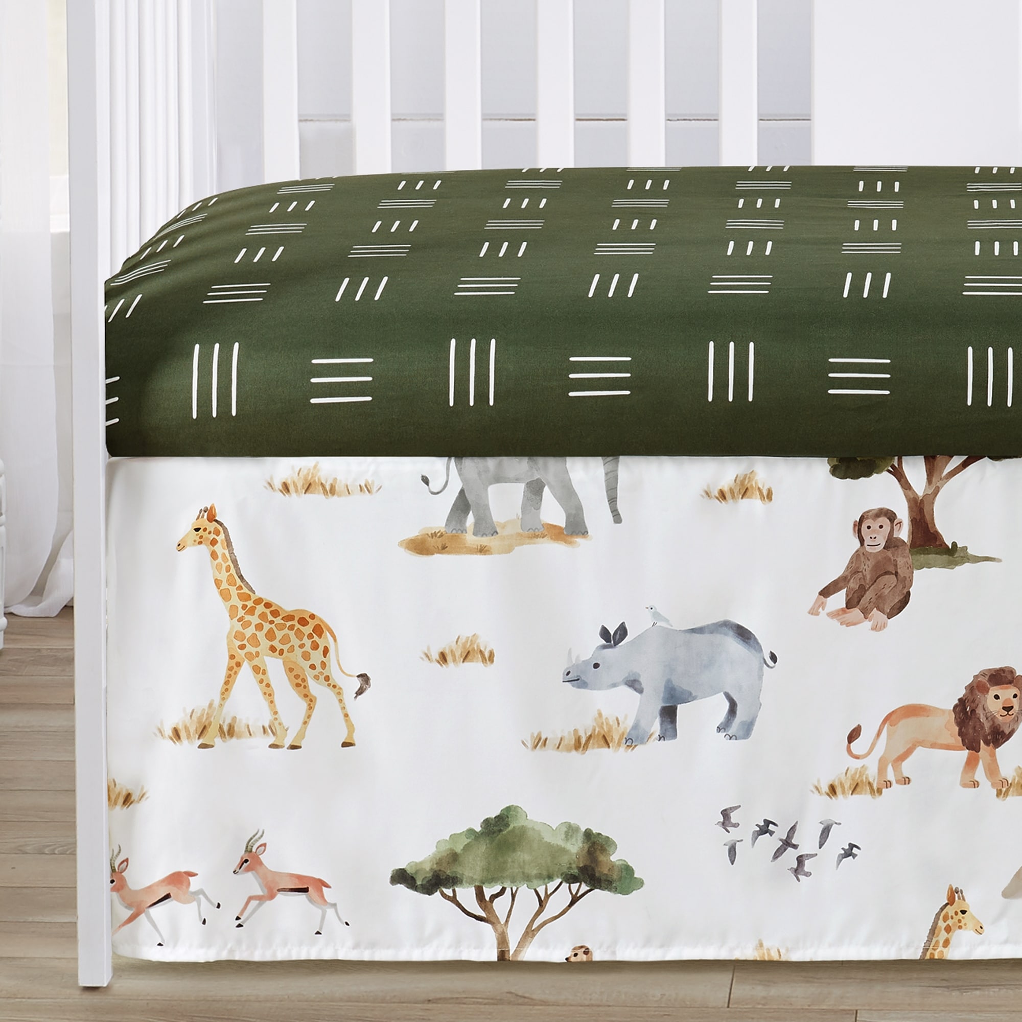 Safari animal crib bedding online