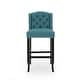 preview thumbnail 7 of 13, Foxwood Wingback Barstool (Set of 2) by Christopher Knight Home