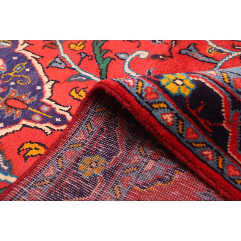 ECARPETGALLERY Hand-knotted Anadol Light Red Wool Rug - 3'1 x 9'1