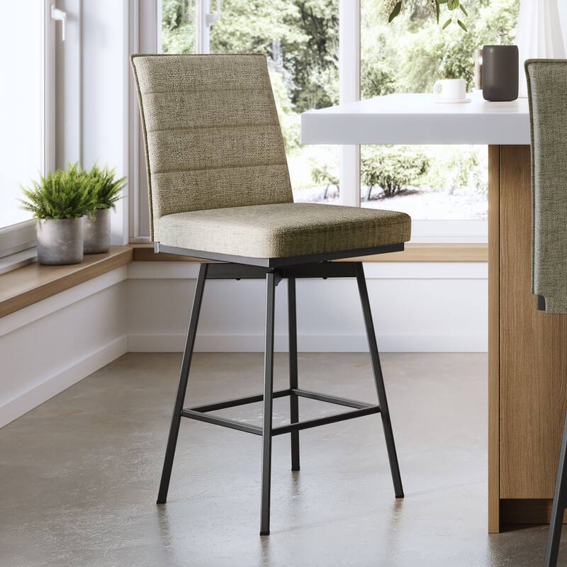 Amisco Donato Swivel Counter and Bar Stool