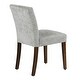 preview thumbnail 16 of 43, Modern Simple Set of 2 Modern Comfortable Upholstered Foam Fabric Dining Chairs with Solid Rubber Wooden Legs for Dining Room