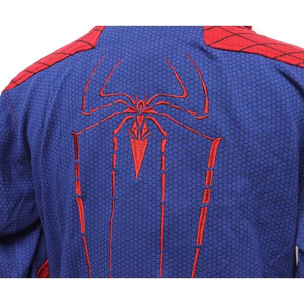 Shop Marvel Comics Spider Man Boys Open Park Costume Mask Hoodie Overstock 17214470