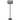 StyleCraft Industrial Matte Black Painted Metal Floor Lamp