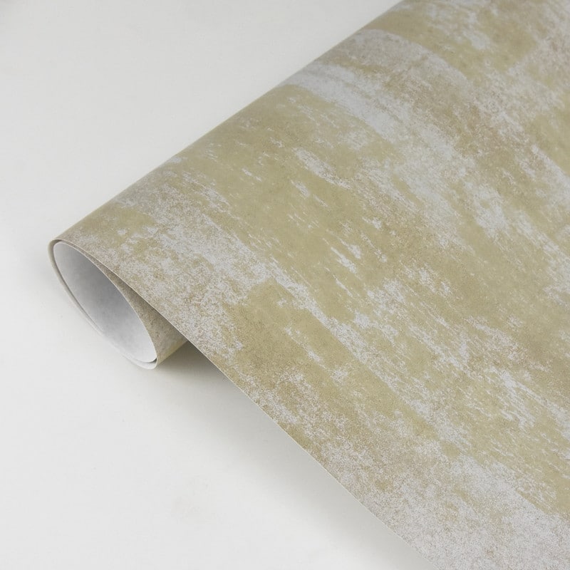 Brewster Pollit Champagne Distressed Texture Wallpaper - 27.5in x 396in x 0.025in