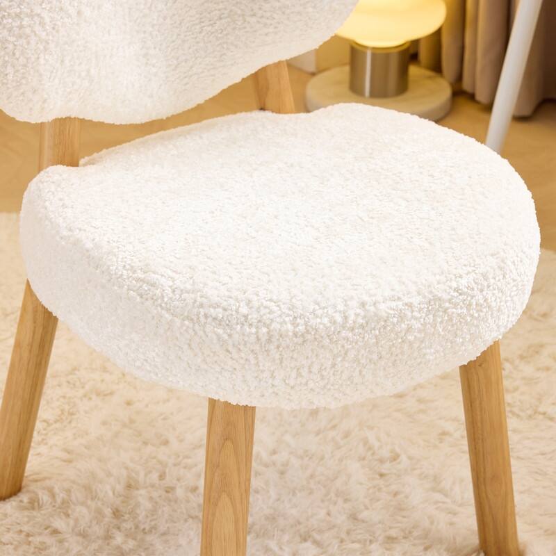 Cloud Puff Soft Accent Chair – Cozy Vanity & Lounge Chair