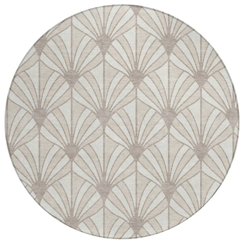 Machine Washable Indoor/ Outdoor Casual Kim Chantille Rug