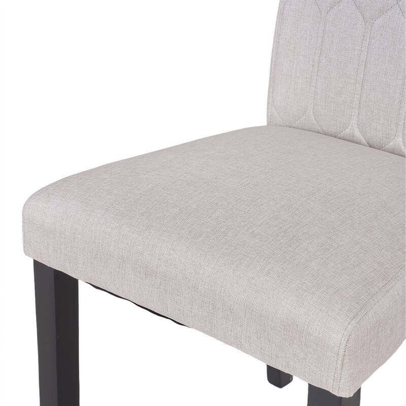 Javlergo Dining Chairs Set of 2/4/6 Upholstered Chairs with Solid Back for Kitchen Restaurant and Living Room