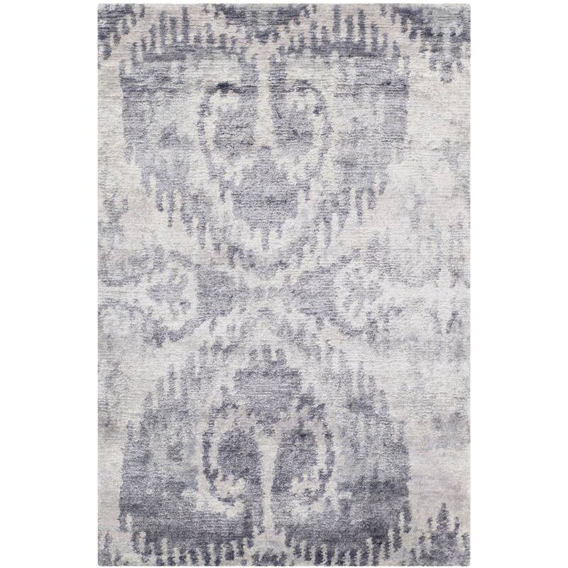 SAFAVIEH Couture Hand-knotted Tibetan Melda Modern Wool Rug - 2' x 3' - Lavander - Rectangle