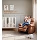 preview thumbnail 8 of 43, 37.4" Oversized Manual Recliner with Heat and Massage, 360 Swivel Rocking Chair 21.3" Seat with Cup Holder