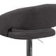 preview thumbnail 69 of 178, Vinyl Adjustable Height Barstool with Rounded Mid-Back