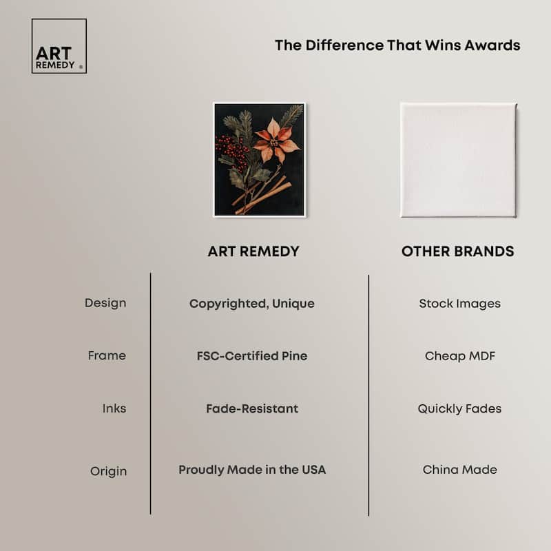 Hearth Flora Canvas by Art Remedy