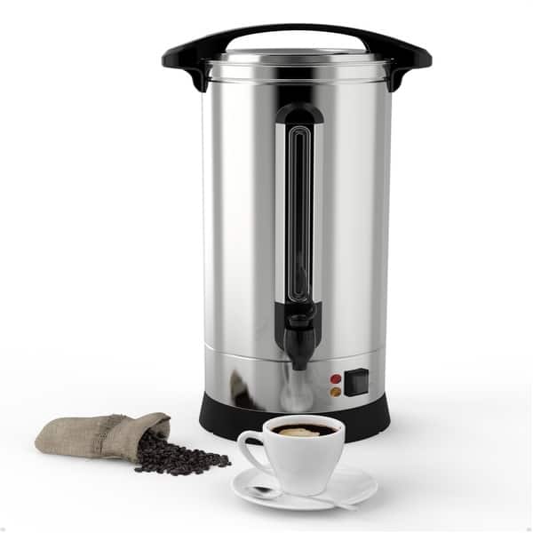 110 cups - 16L Commercial Coffee Maker, F-Type Electric Coffee Maker, Fast  Brewing Stainless Steel Water Heater - On Sale - Bed Bath & Beyond -  41495629