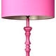 preview thumbnail 2 of 1, Heritage Kids Pink Sculpted Wood Floor Lamp