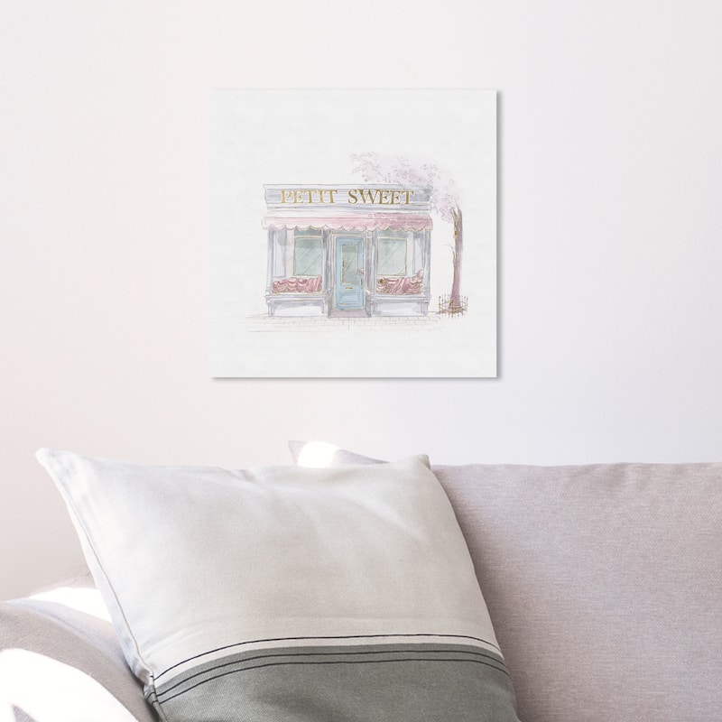 Wynwood Studio 'Petit Sweet II' Food and Cuisine Wall Art Canvas Print Baking Essentials - Pink, White