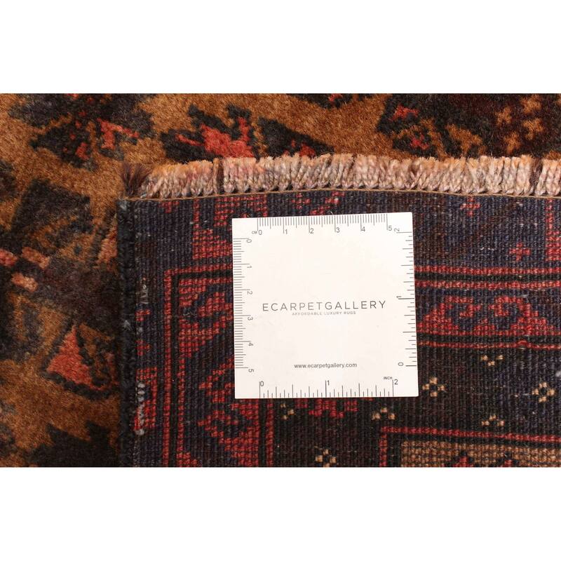 ECARPETGALLERY Hand-knotted Teimani Brown Wool Rug - 2'6 x 4'2