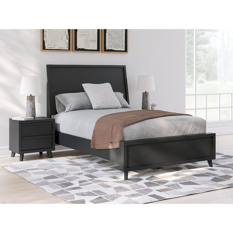 Signature Design by Ashley Danziar Black Full Panel Headboard