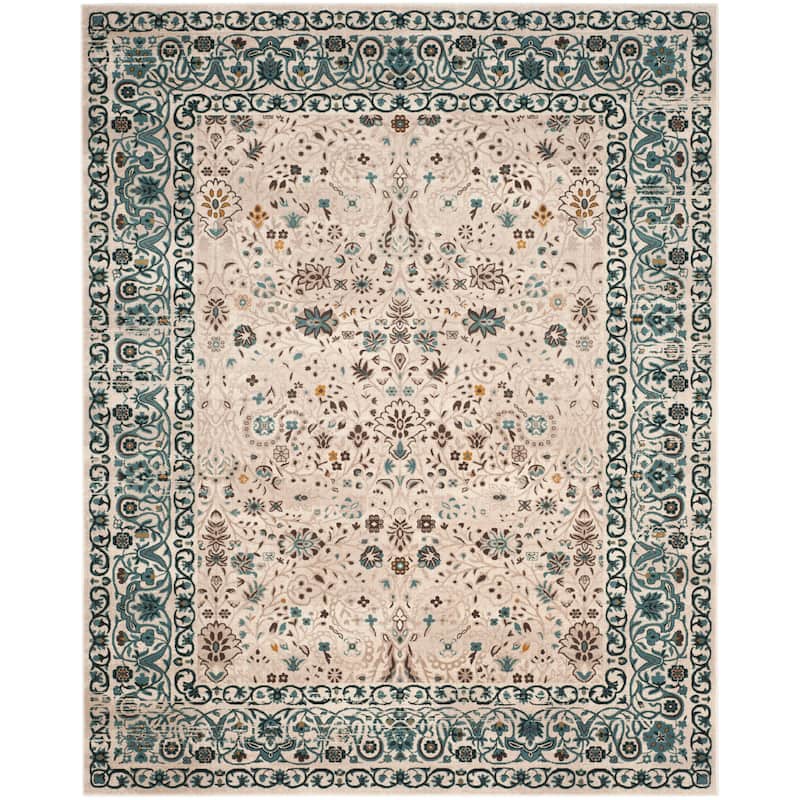SAFAVIEH Serenity Shameera Traditional Oriental Rug with Fringe