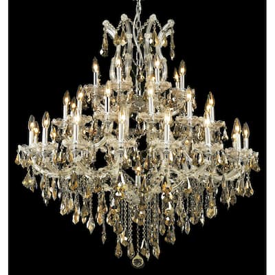 Fleur Illumination 37 light Chrome Chandelier