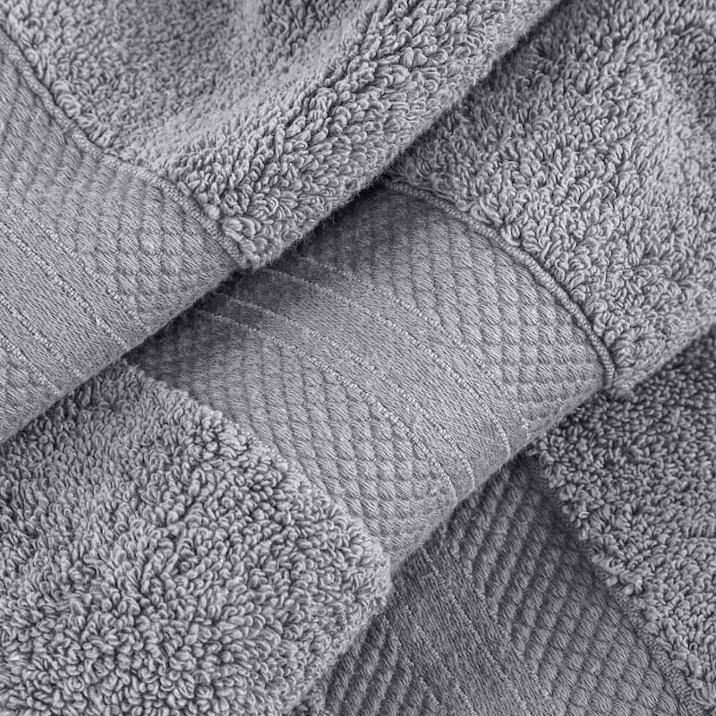 Superior Turkish Cotton Solid Heavyweight Bath Sheet Set of 2