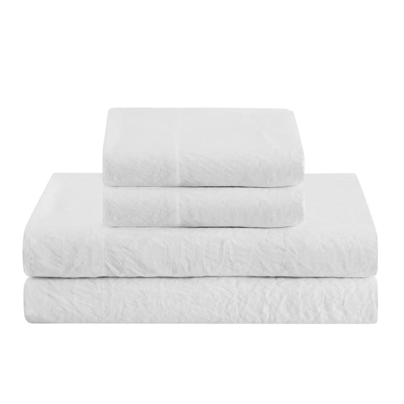 Sweet Home Collection Vintage Wash Microfiber Crinkle Sheet Sets.