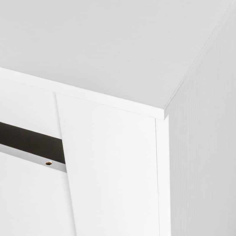 GDF Studio - Lalia Modern Multifunctional Extendable Dining Table with Storage Panels - 118.11"