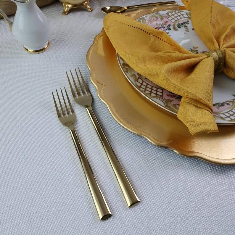 Brier Gold PVD 5 Pc. Flatware Set