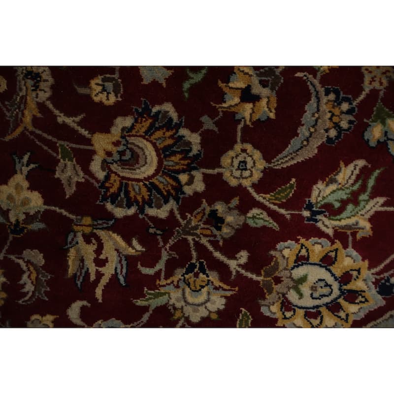 Hand Knotted Oriental 100% Wool Carpet Traditional All-Over Red Ziegler Area Rug - 6' 0'' X 6' 0''