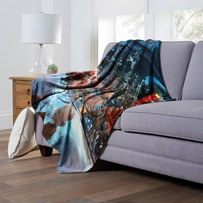 Warner Brothers Year without a Santa Claus Down Santa Claus Lane Silk Touch Throw Blanket